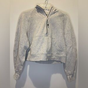 Lululemon Scuba Size S Gray Women's Half-Zip Hoodie